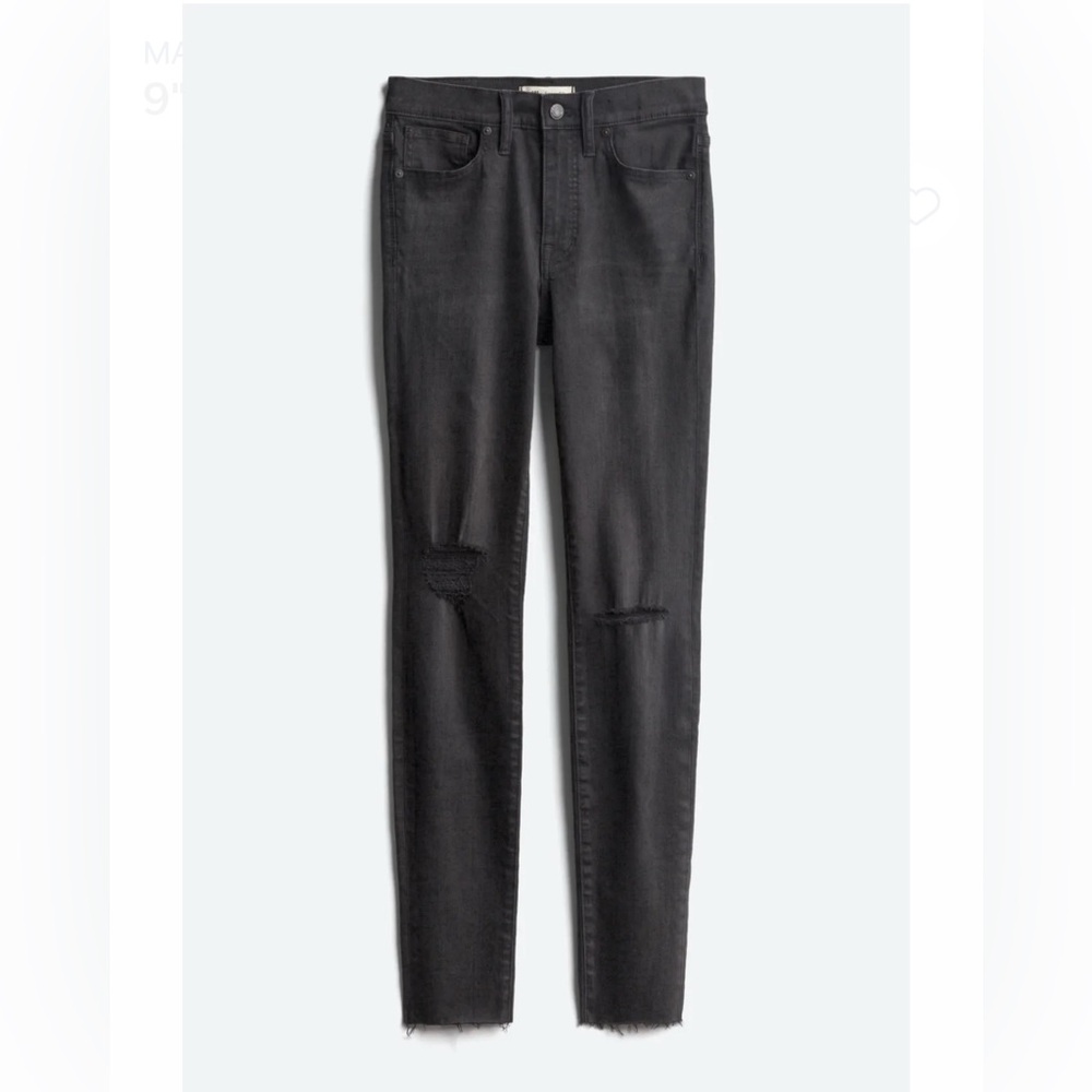 Women's Black Distressed Jeans